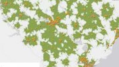 Map of SC Pharmacies and Access